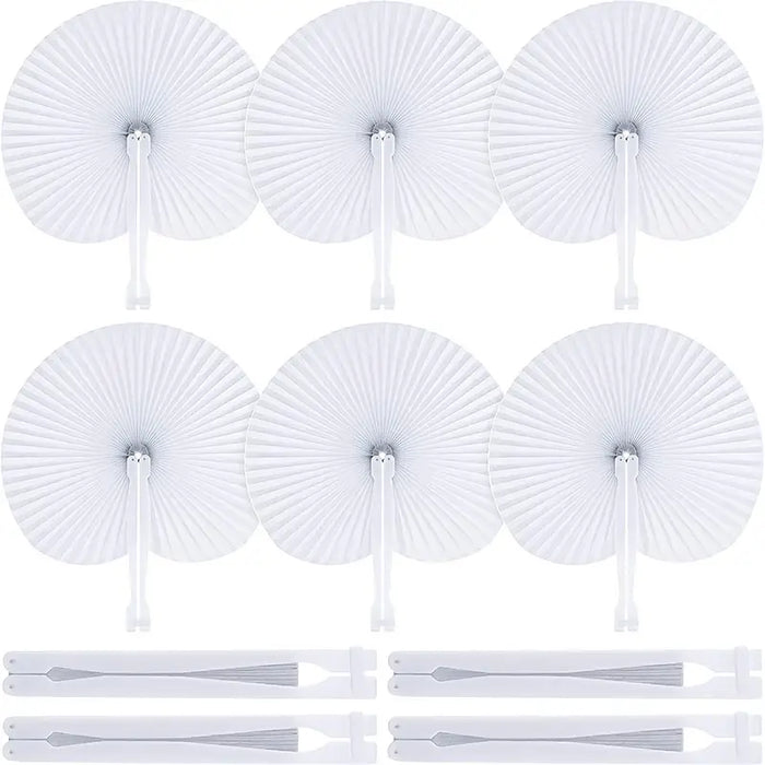 White Fan - 6 Piece Set