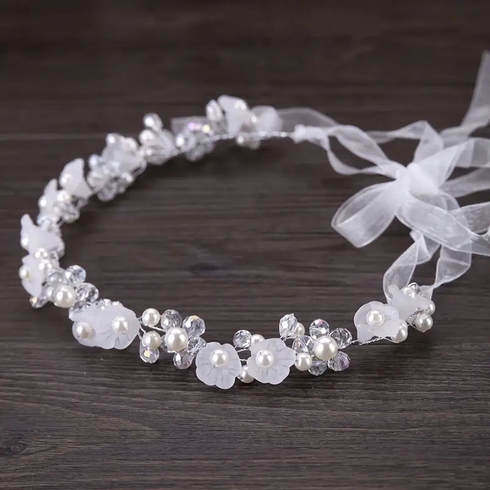 Flower Girl Crystal Headband