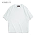 Unisex Oversized Summer T-Shirts in Brown - Casual Korean Streetwear Basic Tops for Men and Women