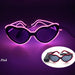 LED Just Married Glasses Wedding Party Bridal Shower Bride to Be Gift Wedding Decorations for Ceremony Light Married Sunglasses