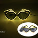 LED Just Married Glasses Wedding Party Bridal Shower Bride to Be Gift Wedding Decorations for Ceremony Light Married Sunglasses