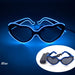 LED Just Married Glasses Wedding Party Bridal Shower Bride to Be Gift Wedding Decorations for Ceremony Light Married Sunglasses