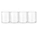 Glass Cylinder Vases for Centerpieces 4 Inch Tall Flower Vase for Wedding Decorations, Clear Floating Candle Vases Hurricane