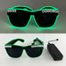 LED Just Married Glasses Wedding Party Bridal Shower Bride to Be Gift Wedding Decorations for Ceremony Light Married Sunglasses