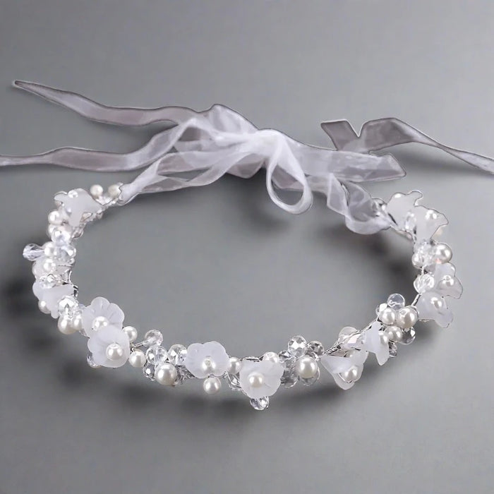 Flower Girl Crystal Headband