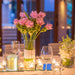 Glass Cylinder Vases 4 6 8 Inch Tall Clear Flower Vase Hurricane Floating Candle Holder for Table Centerpiece Wedding Home Decor