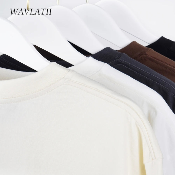 Unisex Oversized Summer T-Shirts in Brown - Casual Korean Streetwear Basic Tops for Men and Women